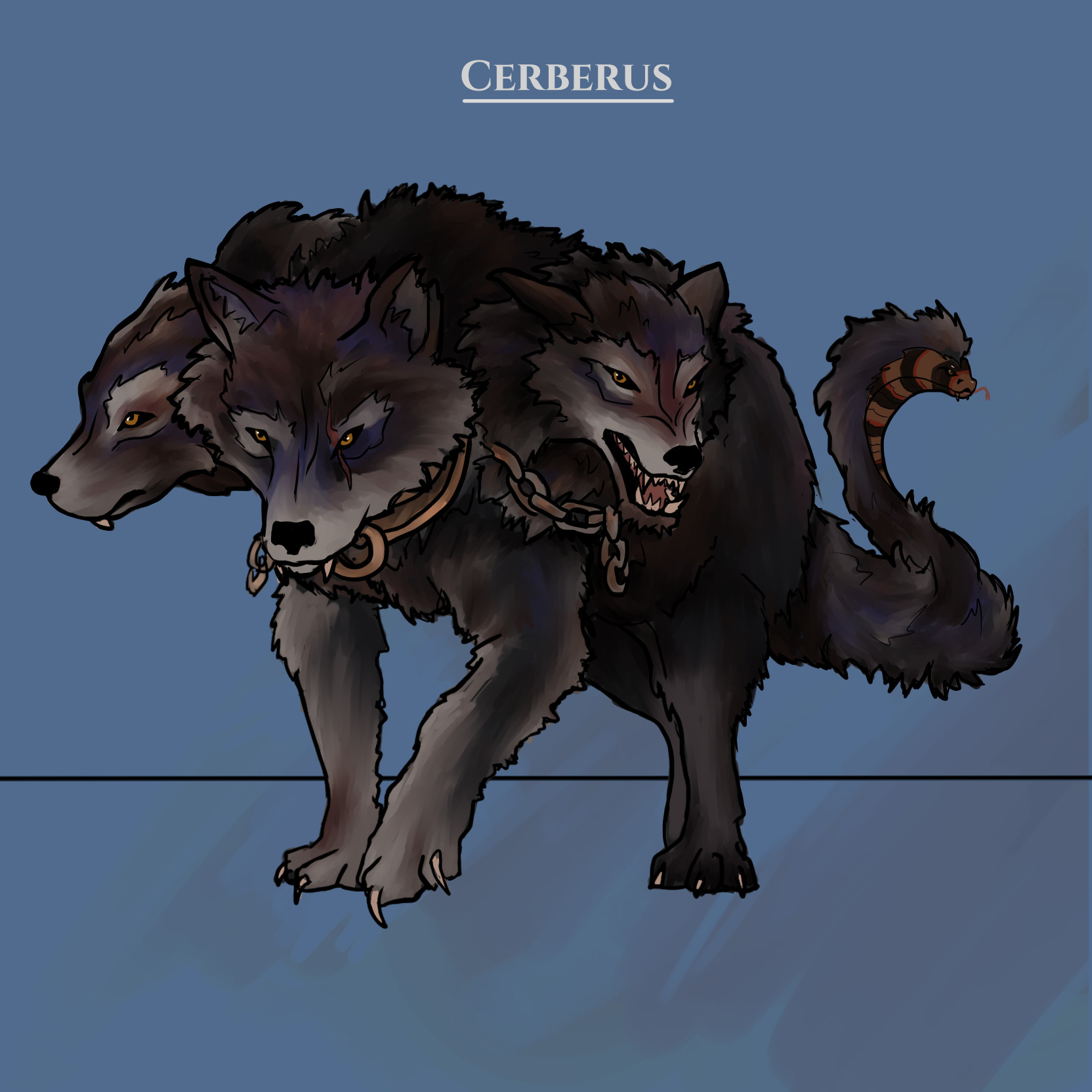 Artstation Designing Cerberus Alex Collins