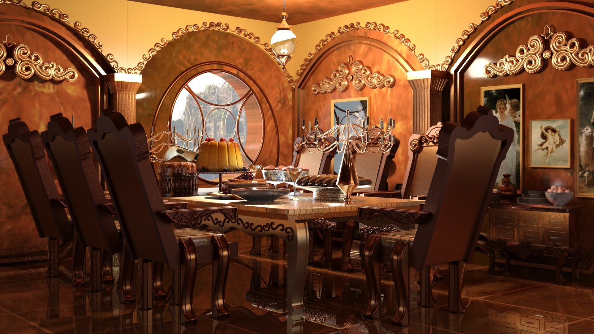 Bella Velisia Dining Room Concept Design