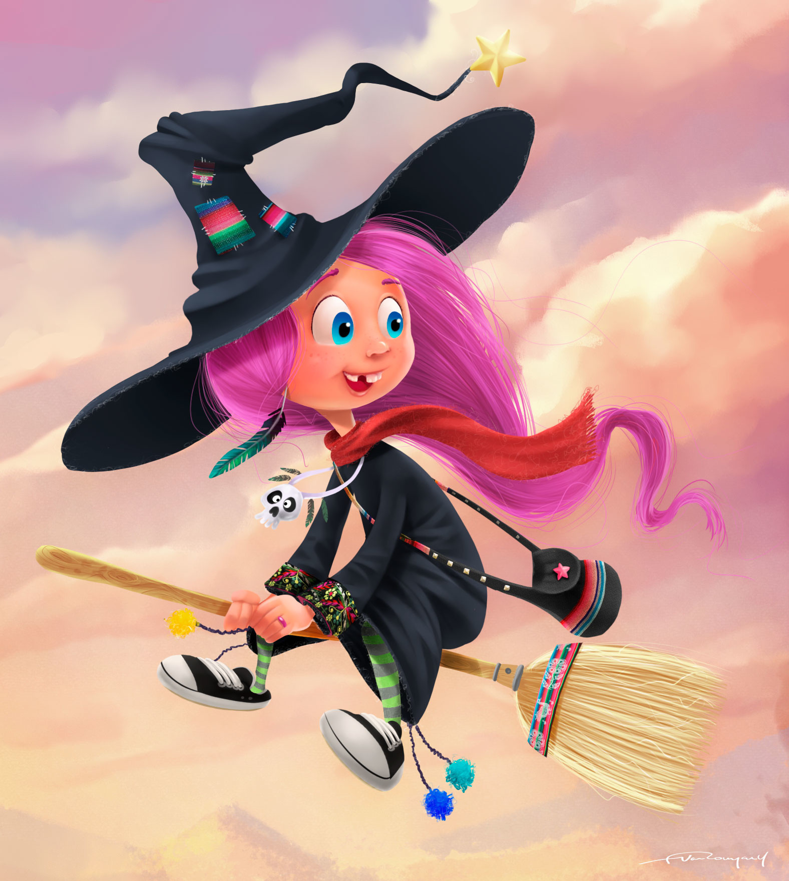 Фуксия маленькая ведьма. Красивые ведьмочки. Маленькая ведьмочка.