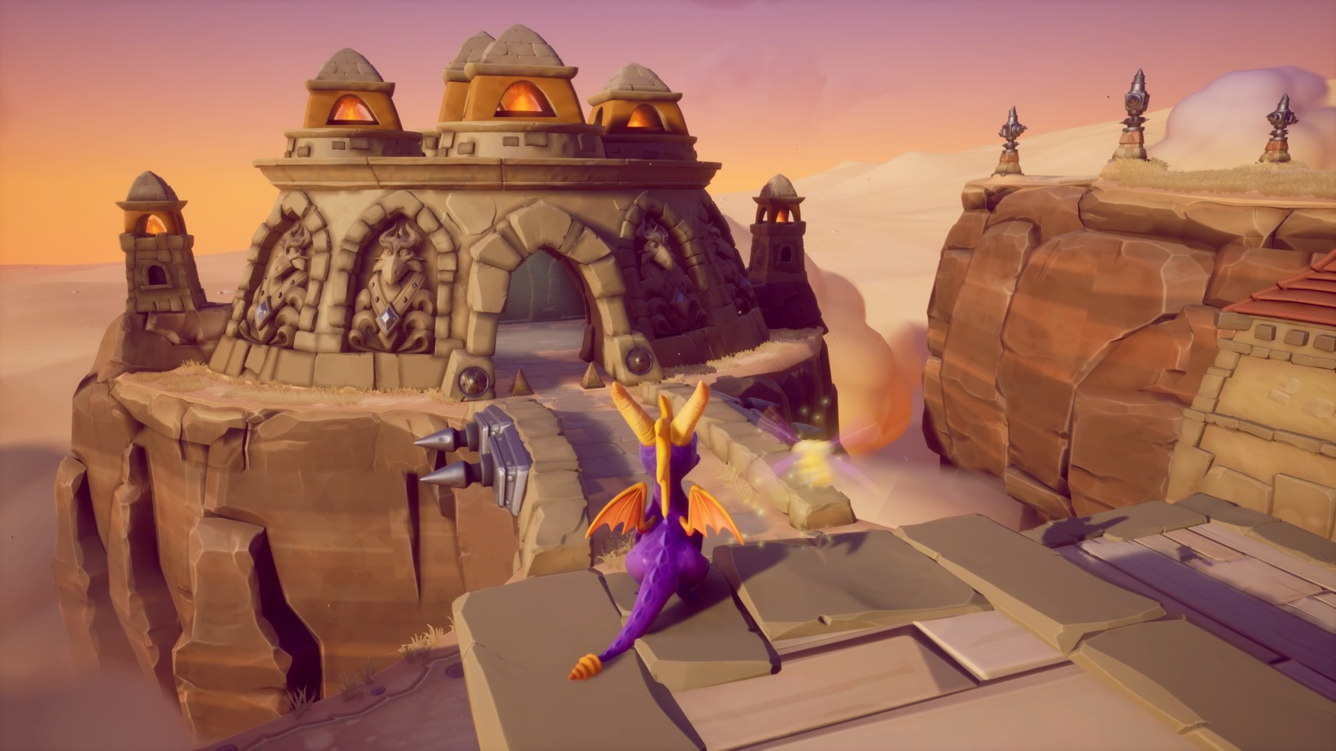 Airborn Studios Spyro the Dragon Cliff Town Screenshots