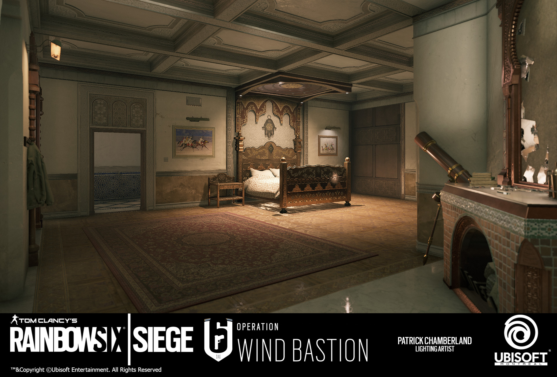 Artstation Rainbow Six Siege Operation Wind Bastion Lighting Patrick Chamberland