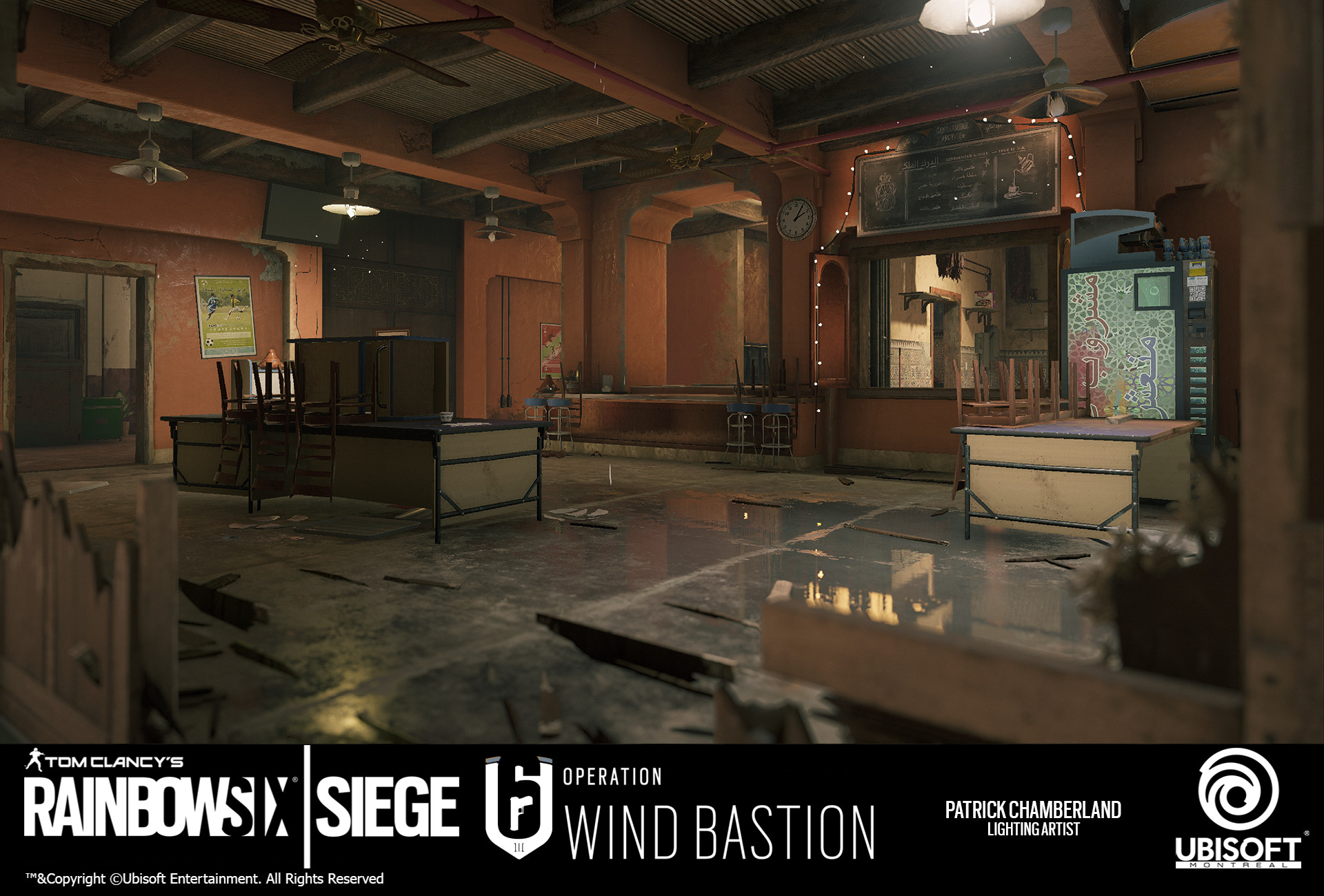 Artstation Rainbow Six Siege Operation Wind Bastion Lighting Patrick Chamberland