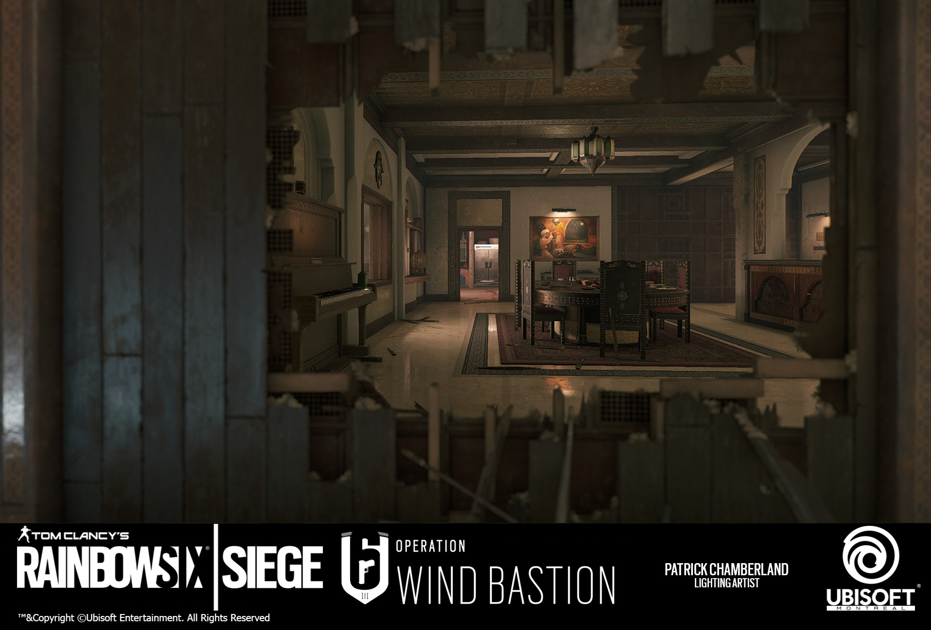 Artstation Rainbow Six Siege Operation Wind Bastion Lighting Patrick Chamberland