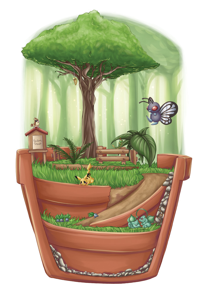 ArtStation Fairy Garden Viridian Forest