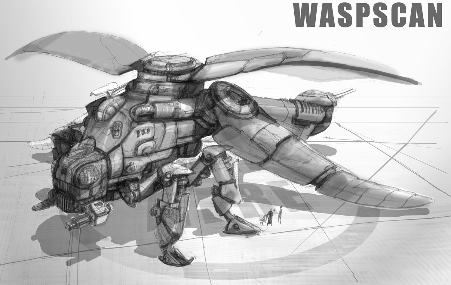 Wasp Scan Battle Ship concept