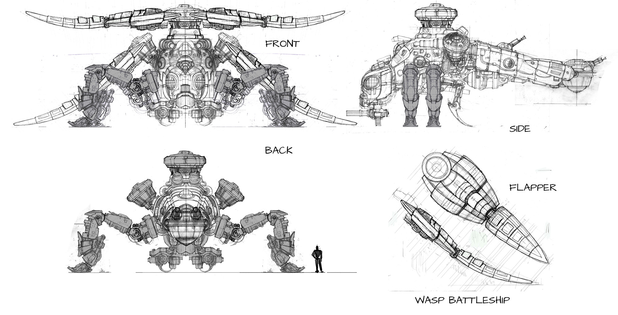 Wasp Scan Battle Ship
Development