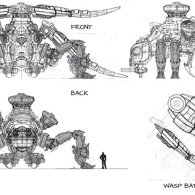 Wasp Scan Battle Ship 