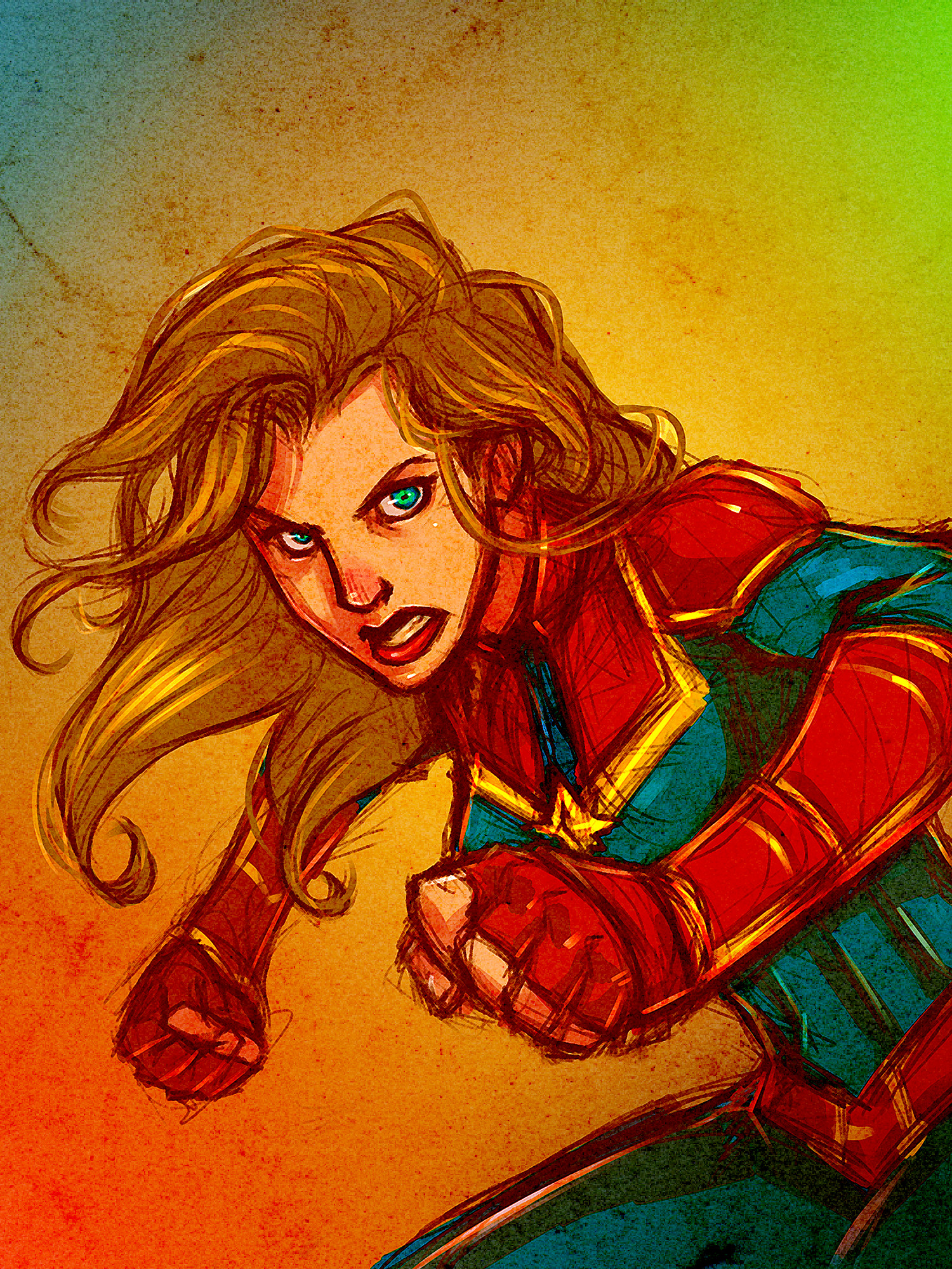 ArtStation - Captain Marvel
