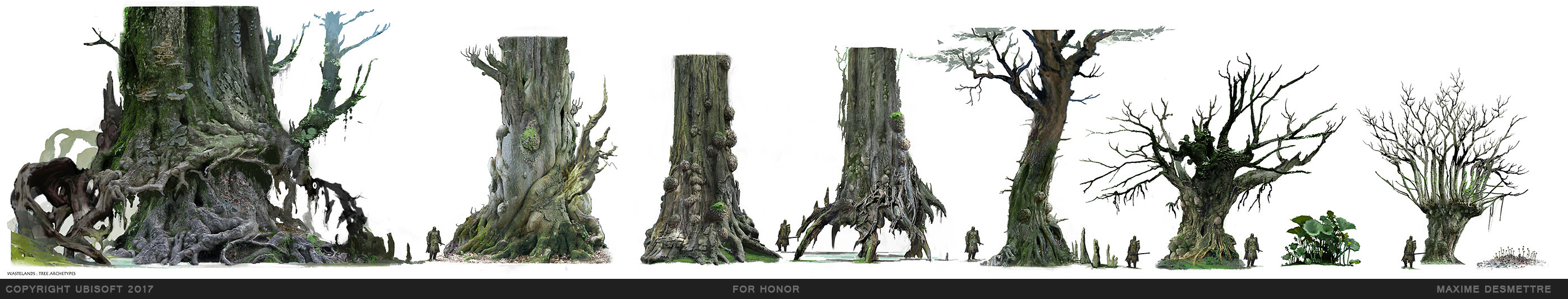 ForHonor : Wasteland - 
 Tree Types