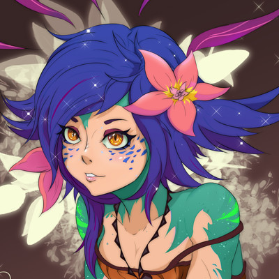 "Neeko, the Curious Chameleon" LoL Fan Art
