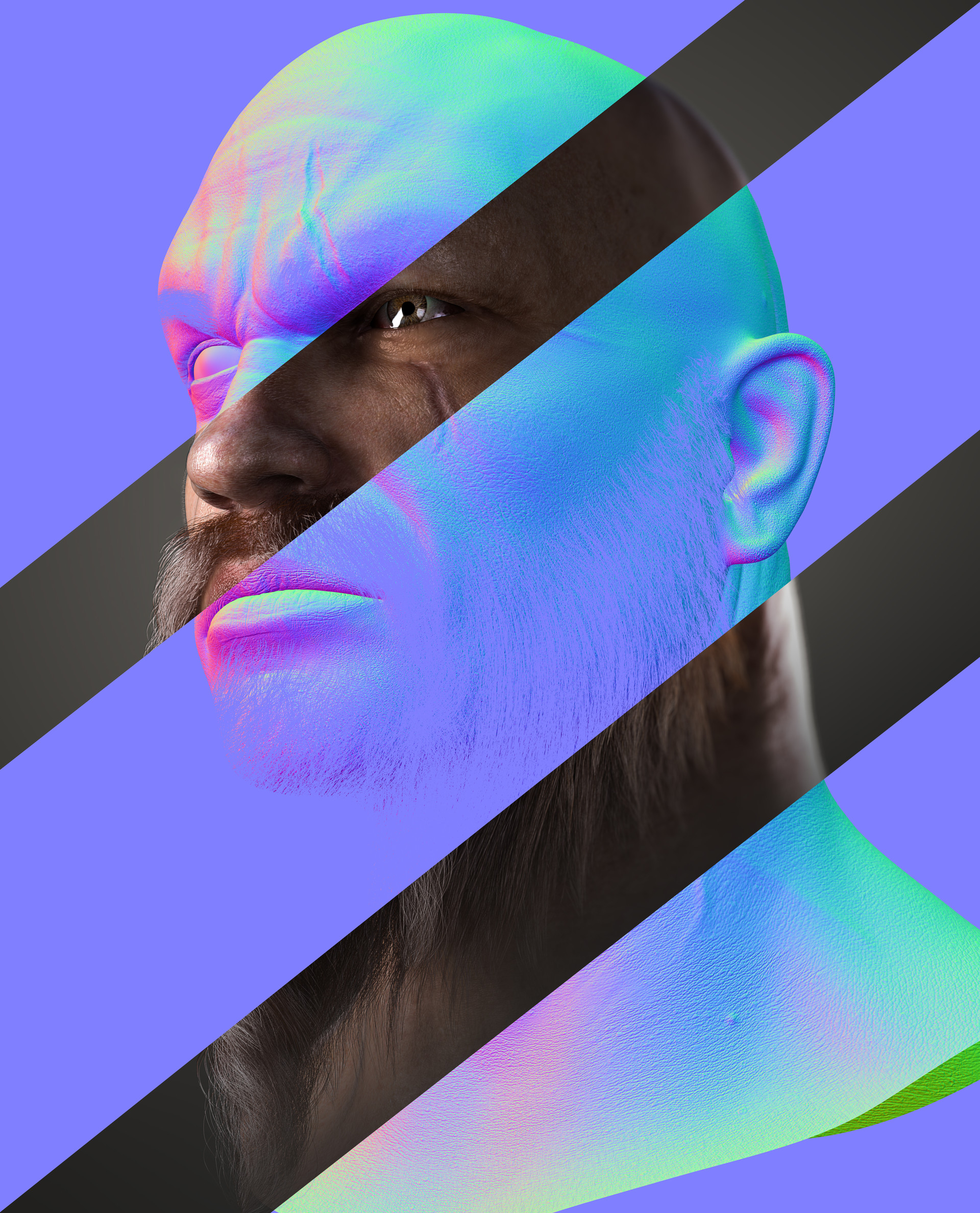 artstation cousin of kratos burak bayram