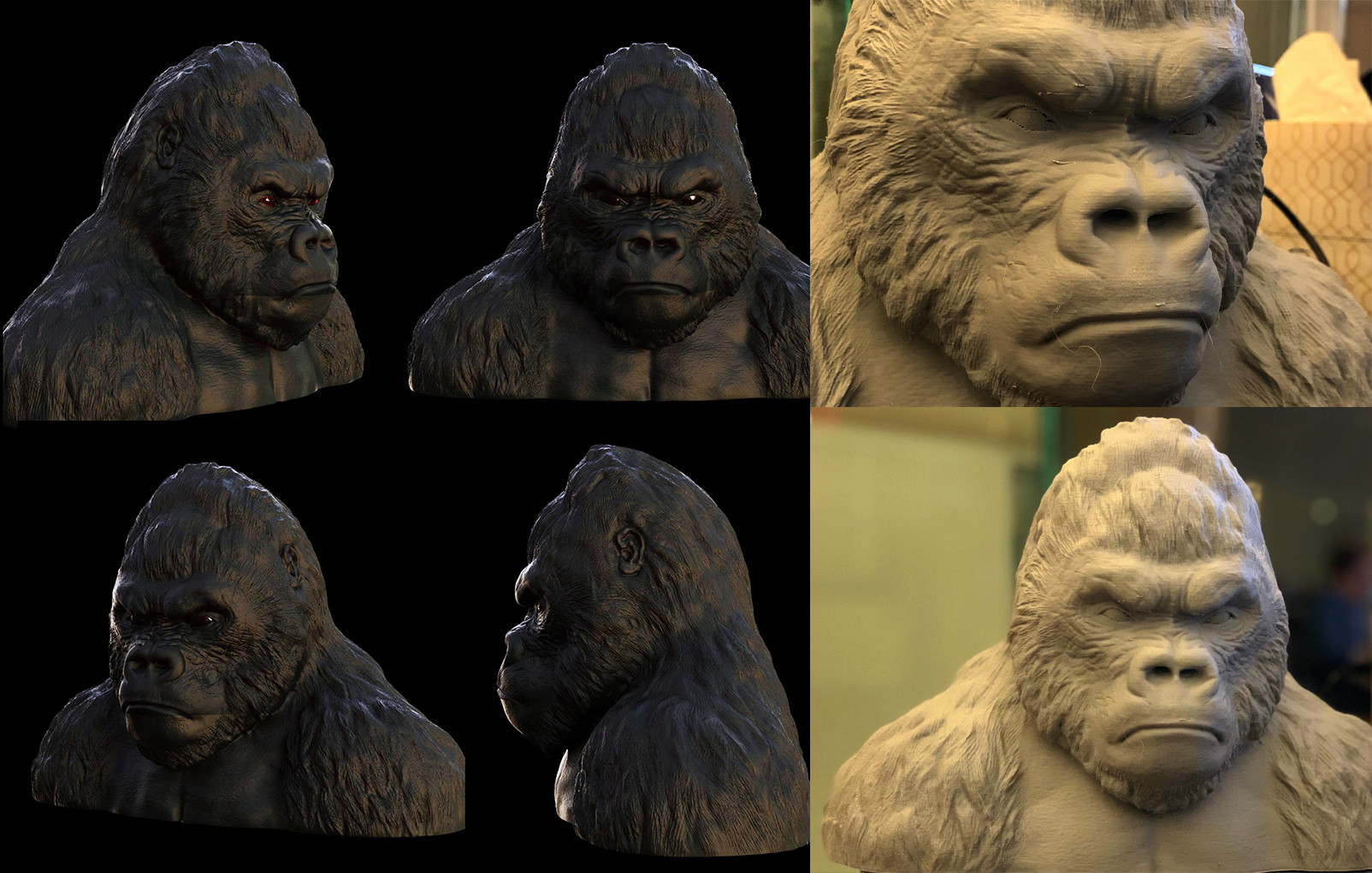 Igor Lapshin C Gorilla 3d Model For 3d Printing