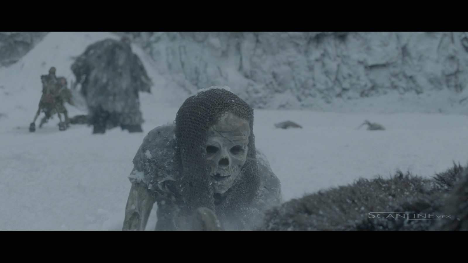 Compositing and integration work for Game of Thrones Season 5. Work done at Scanline VFX with a team of 3D artists. Software used: Nuke.

Full CG Character body parts, FX Integration, 2D Snow Enhancement, Plate Integration.