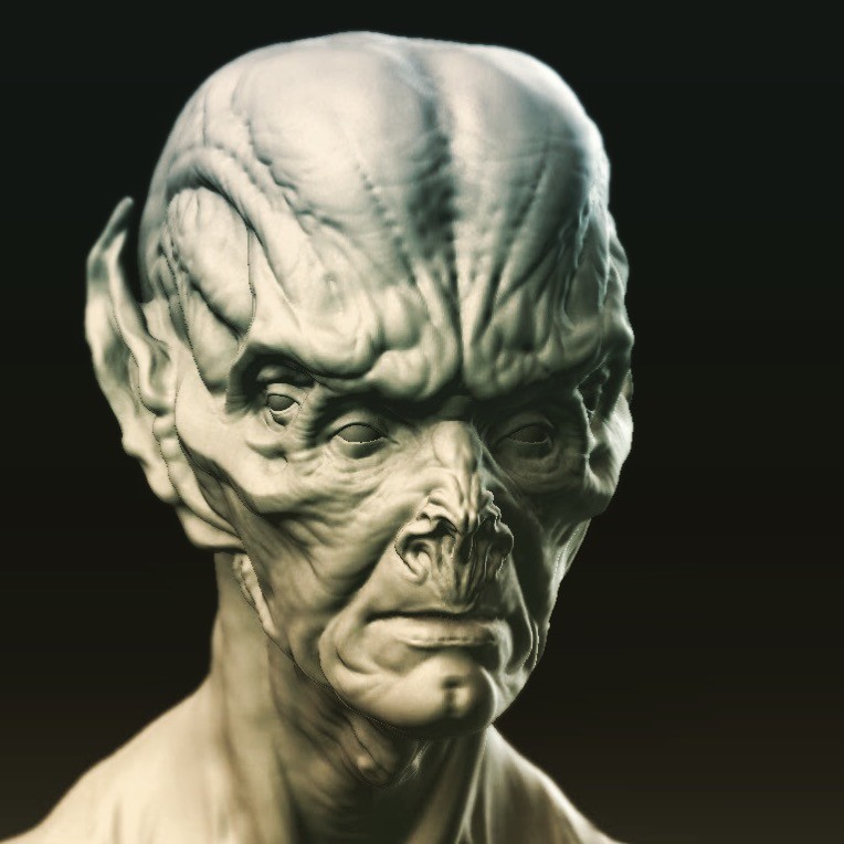 Zbrush Alien design WIP