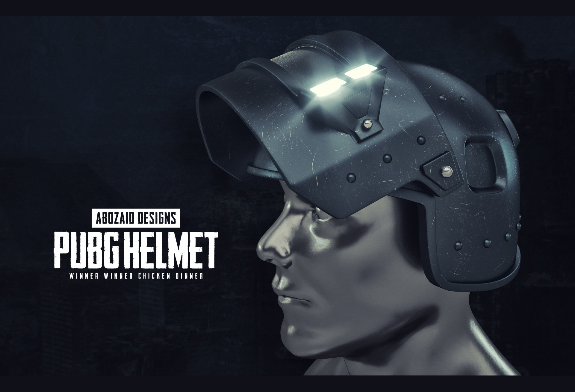 abozaid designs pubg helmet