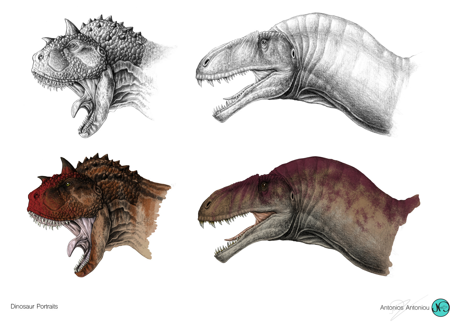 ArtStation Dinosaur Portraits Wave 1