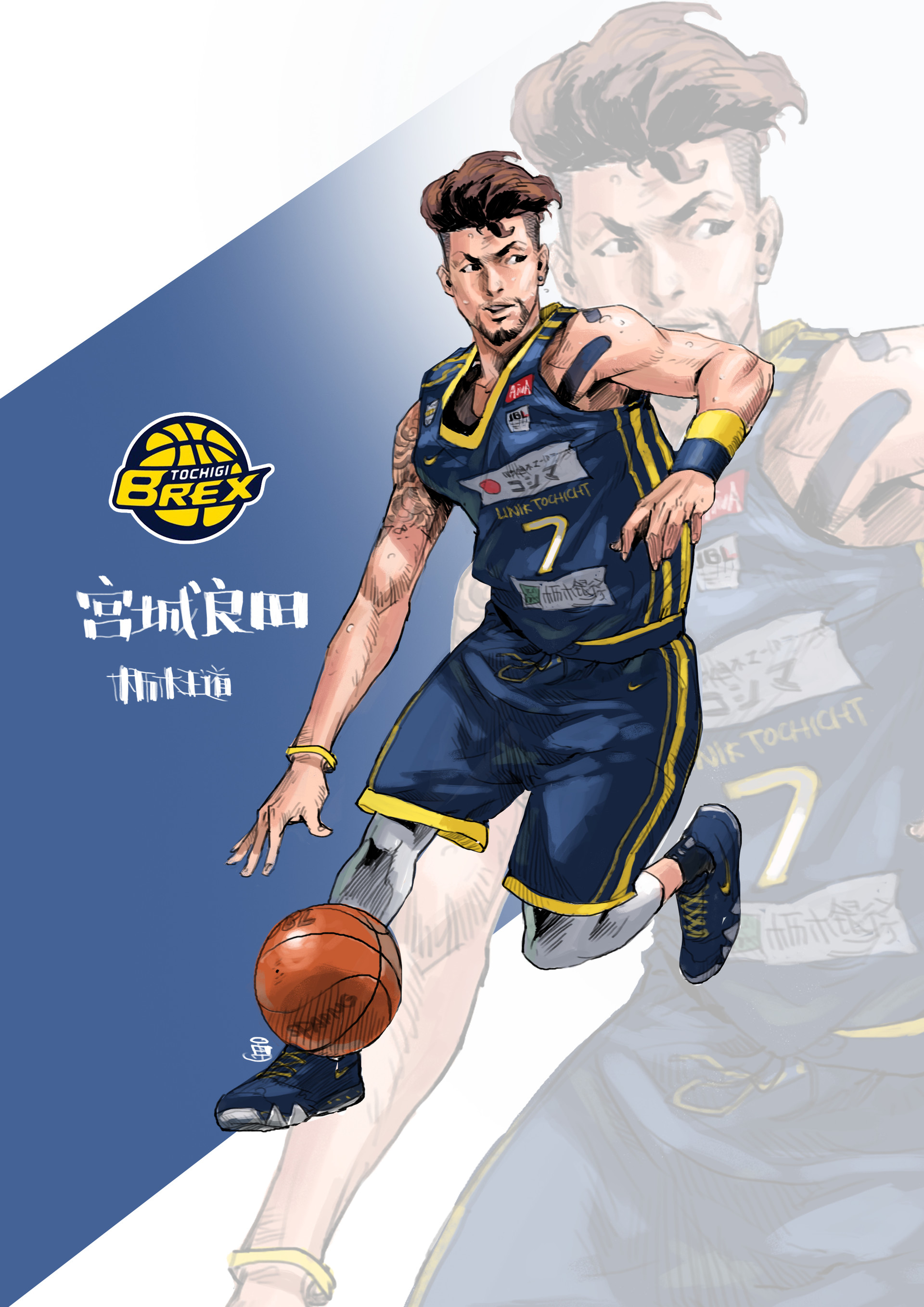 Artstation 10years Later Slam Dunk Player Yong Li