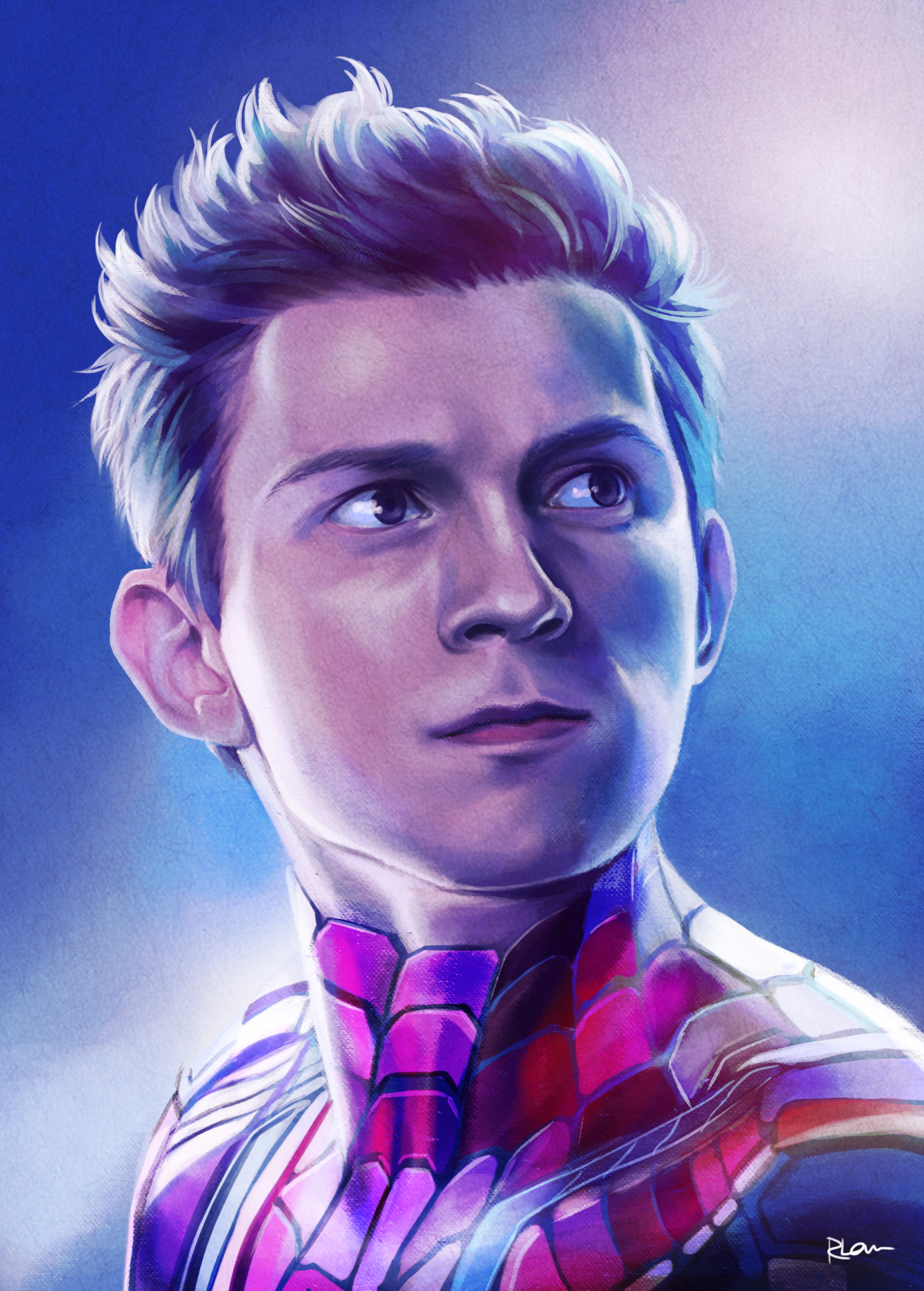Spiderman self portrait