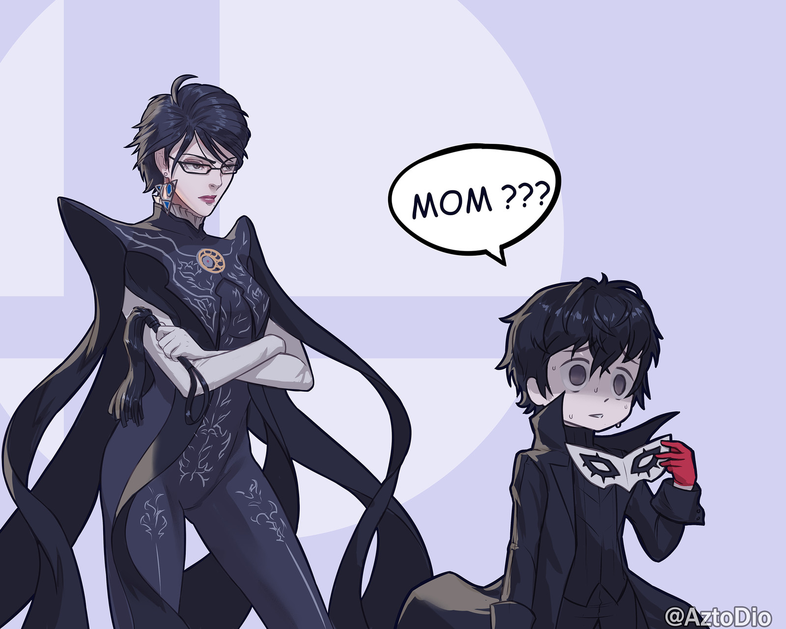 bayonetta and joker bayonetta and joker