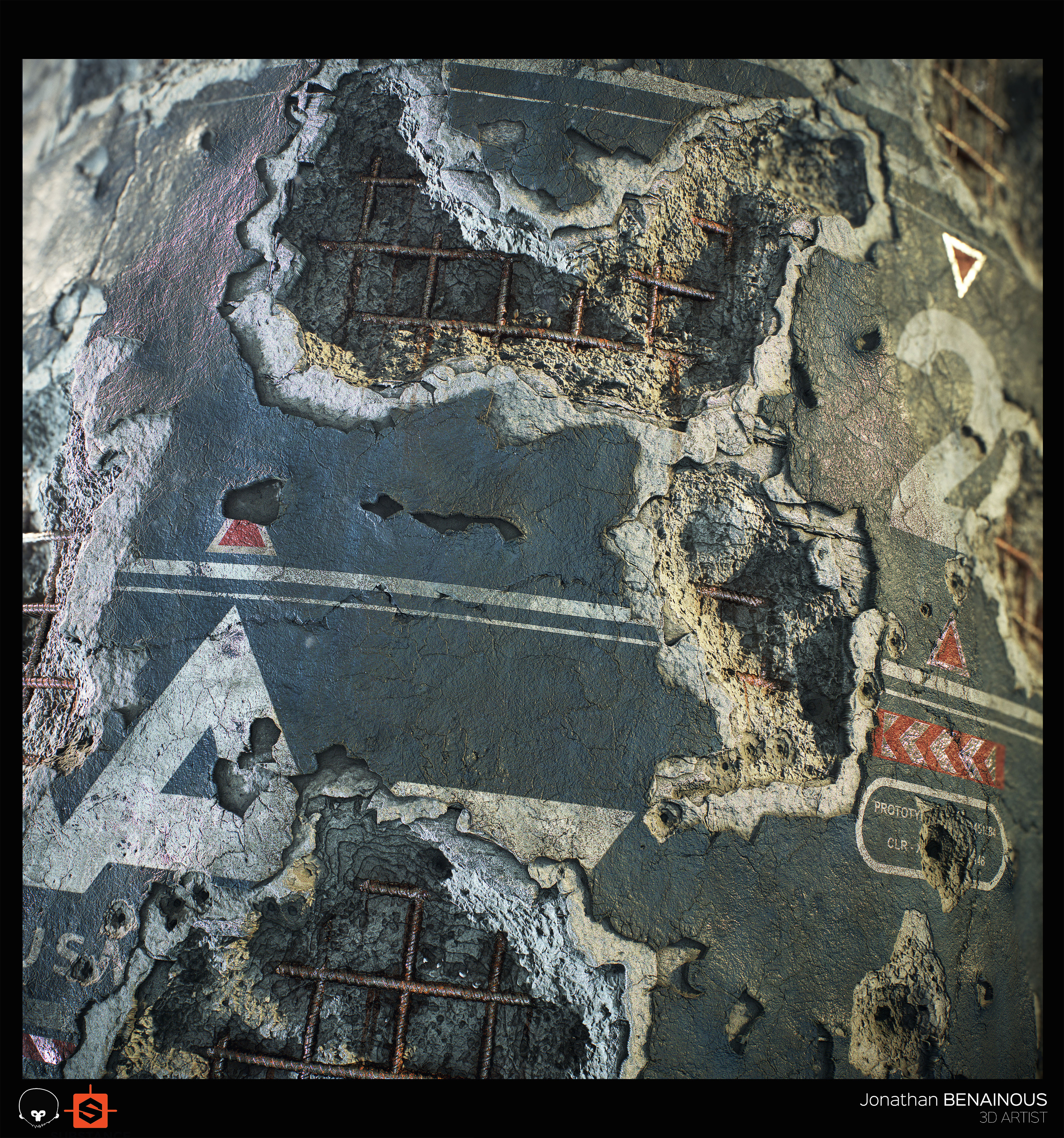 Jonathan BENAINOUS - Damaged Wall / Wolfenstein Tribute Jonathan BENAINOUS - Damaged Wall / Wolfenstein Tribute