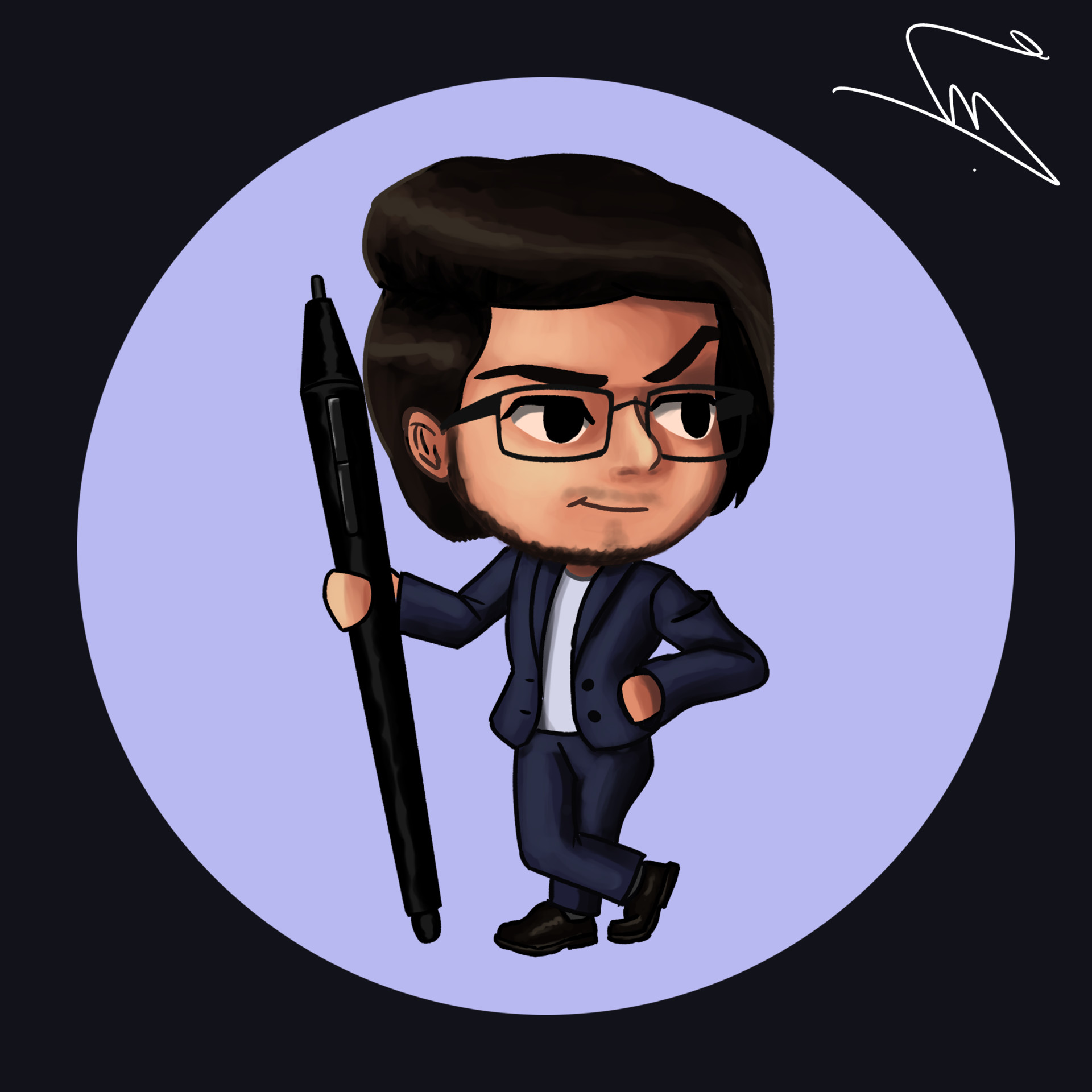photo Chibi Beard wael mahrouseh chibi wael