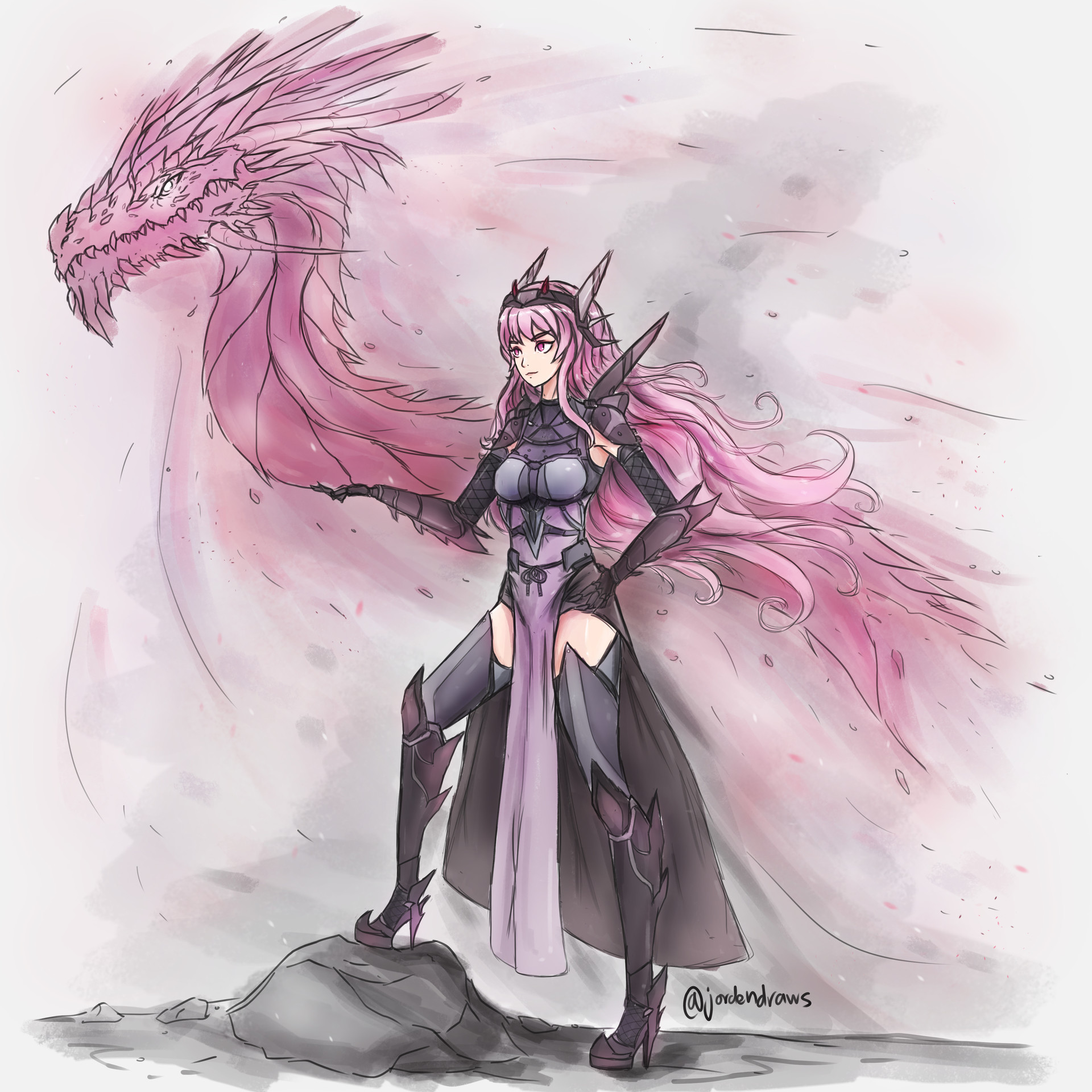 Artstation Dragon Summoner Version 2 Jorden Prussing