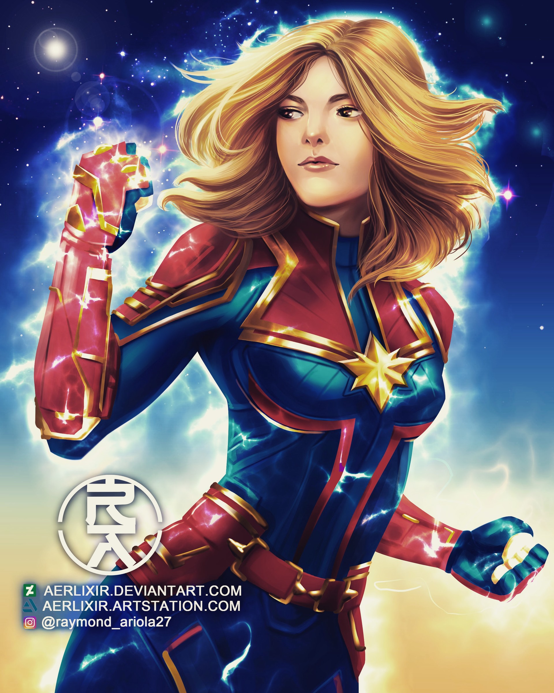 ArtStation - Captain Marvel