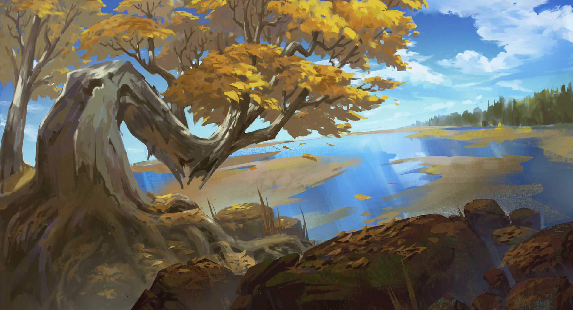 B T Jane 风景练习