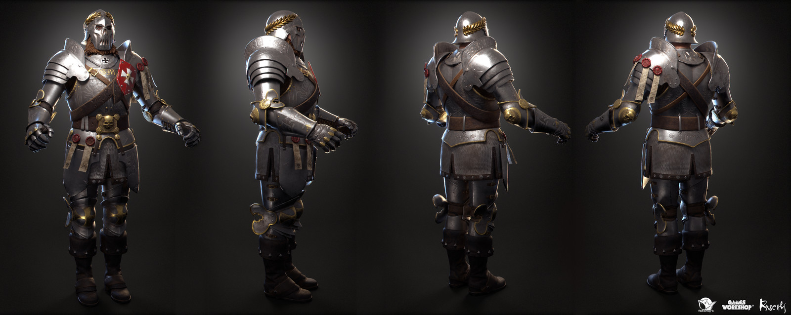 Kruber is one of the ever-bickering ensamble of ragtag heroes that fight against the hordes of the rat-like Skaven and their sinister allies from the Chaos faction.