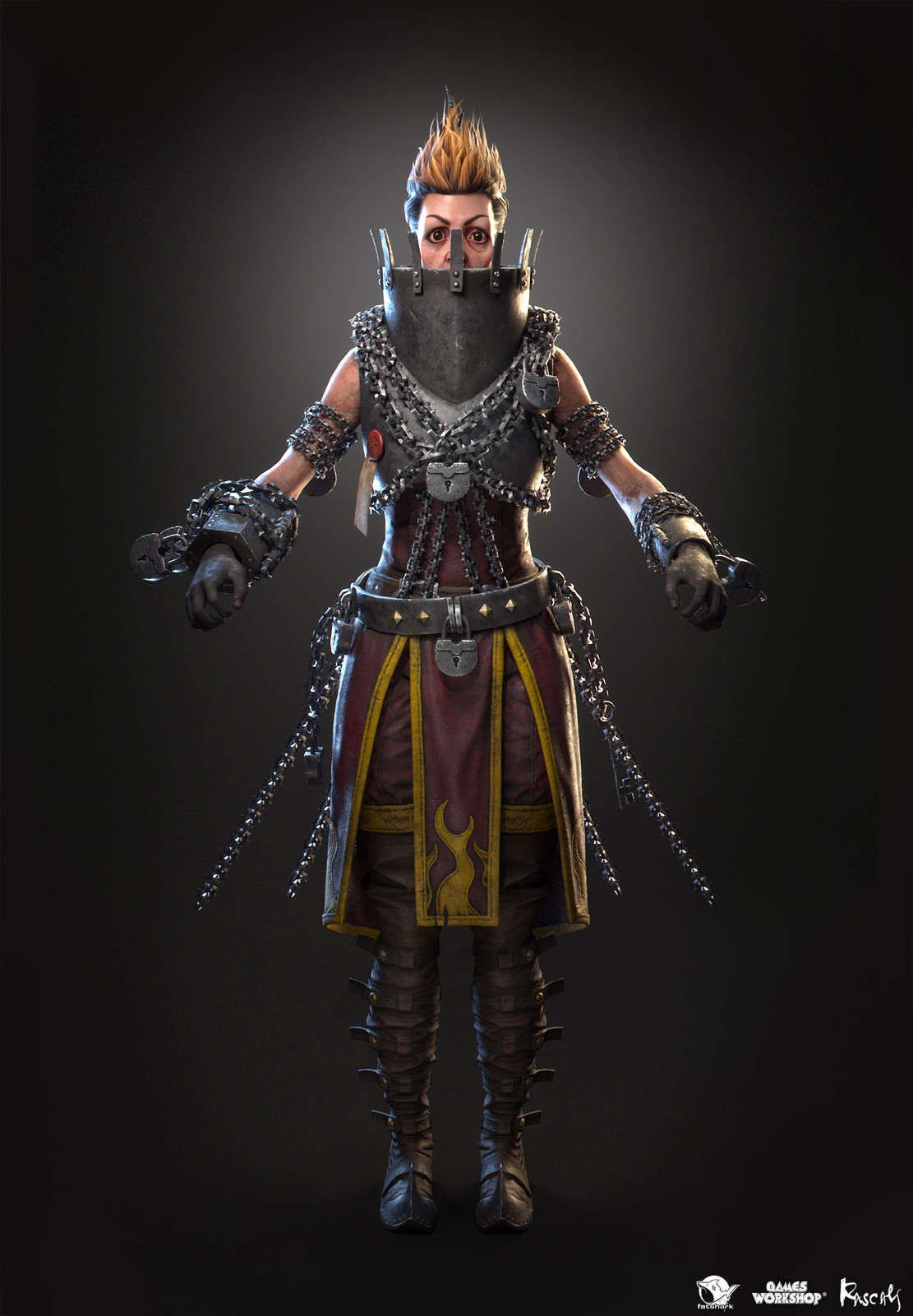 Sienna Fuegonasus: Unchained is one of the playable hero variants Rascals made for Warhammer: Vermintide II, Fatshark's award-winning co-op meelee action published by Games Workshop.