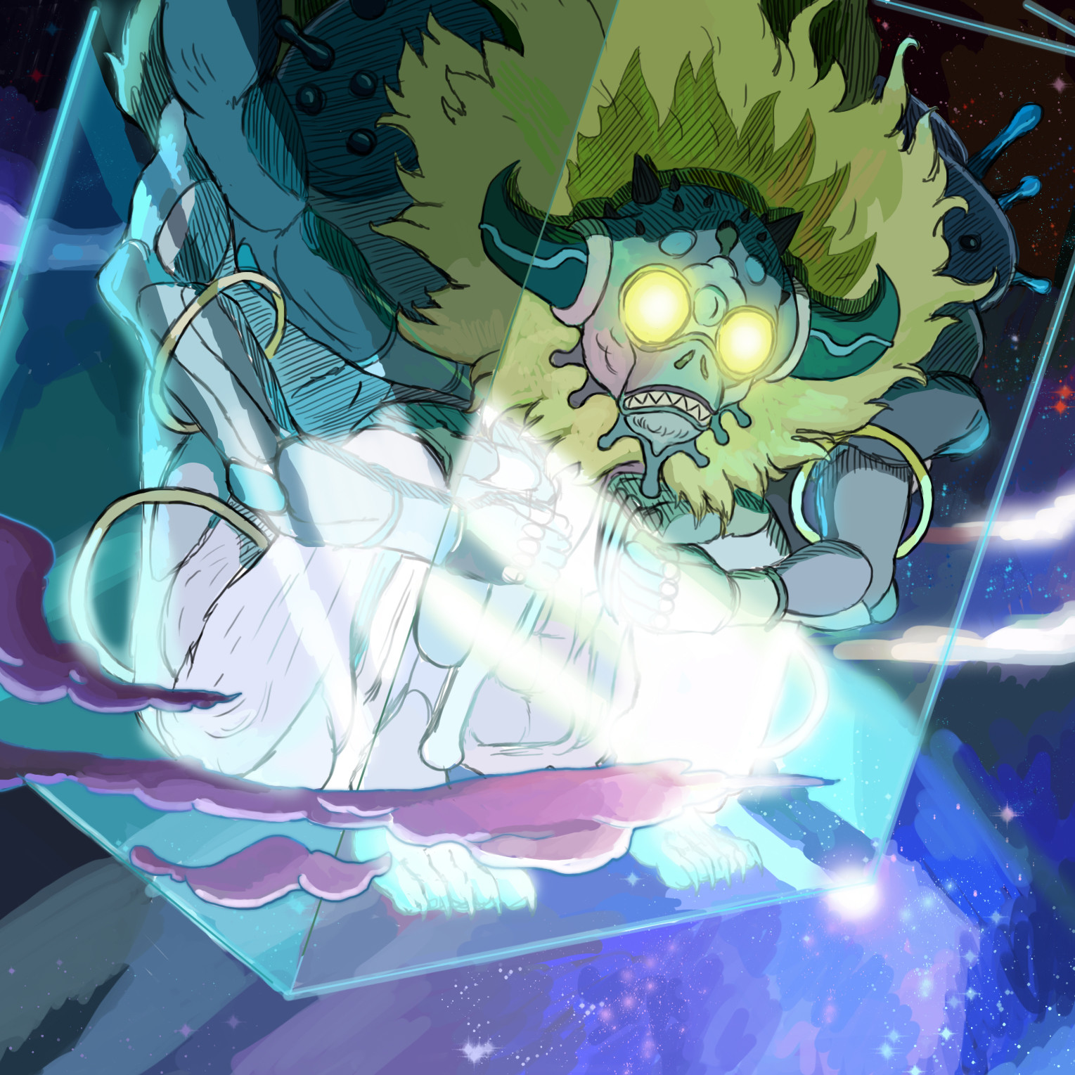 Alejo Curuchet Final Space Avocato bolo gary goodspeed mooncake. alejo curuchet final space