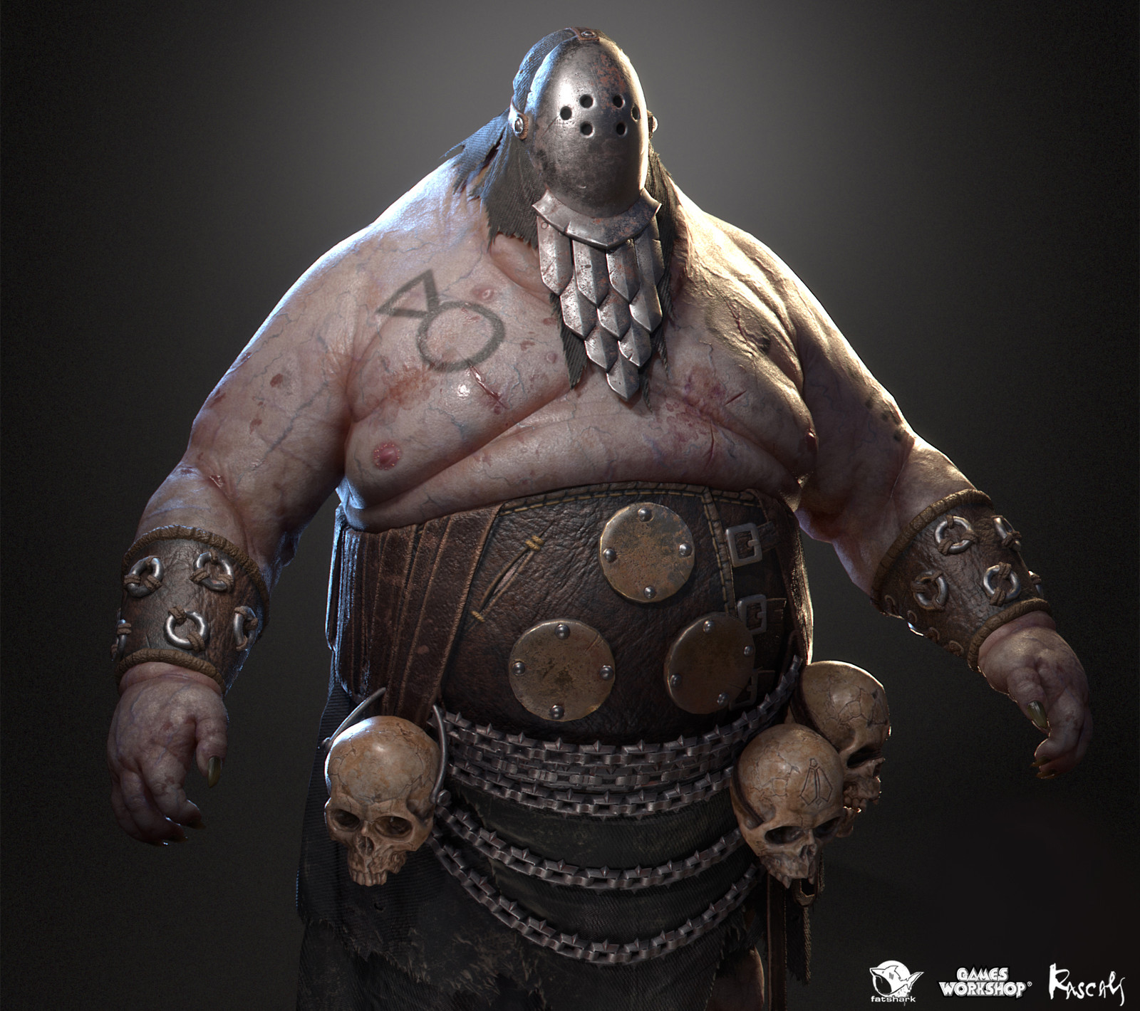 Blightstormer model is a modification of Chaos Sorcerer with extra attention given to the monster's flesh and texture.
