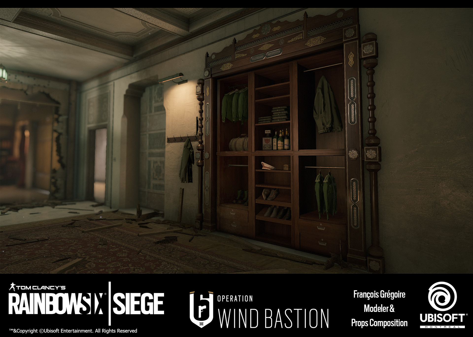 François Grégoire - R6 Operation Wind Bastion : Art on map