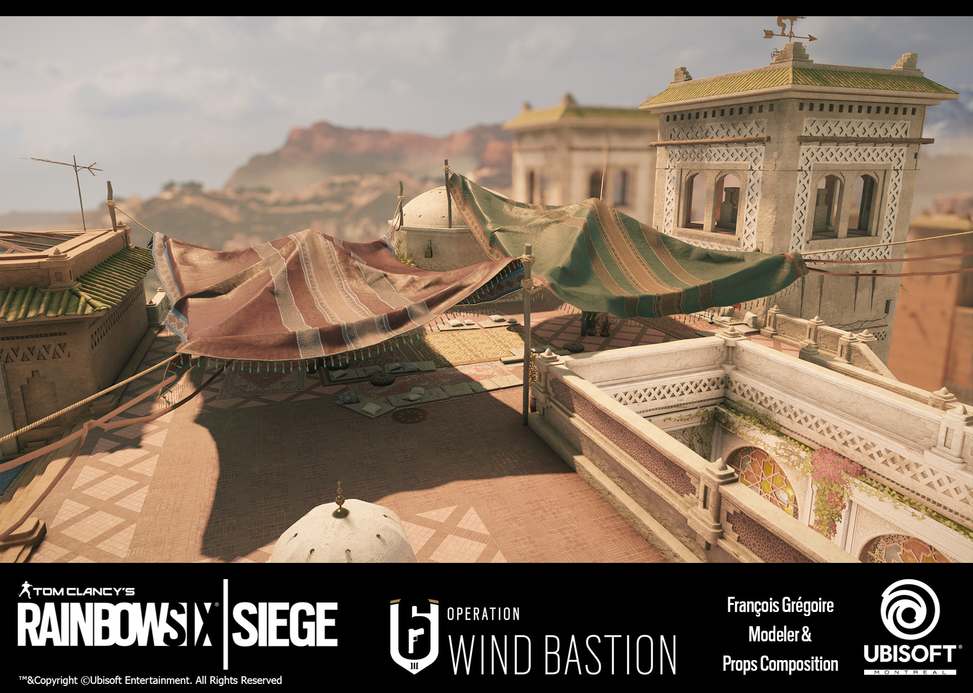 François Grégoire - R6 Operation Wind Bastion : Art on map