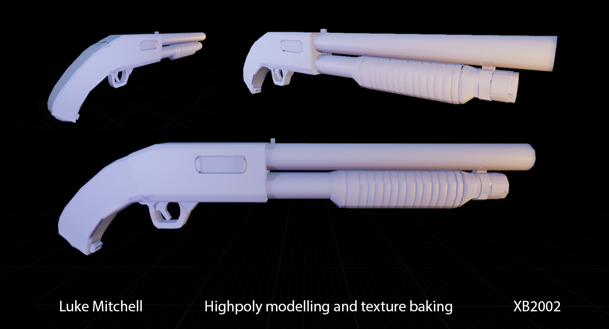 ArtStation Sawnoff Shotgun