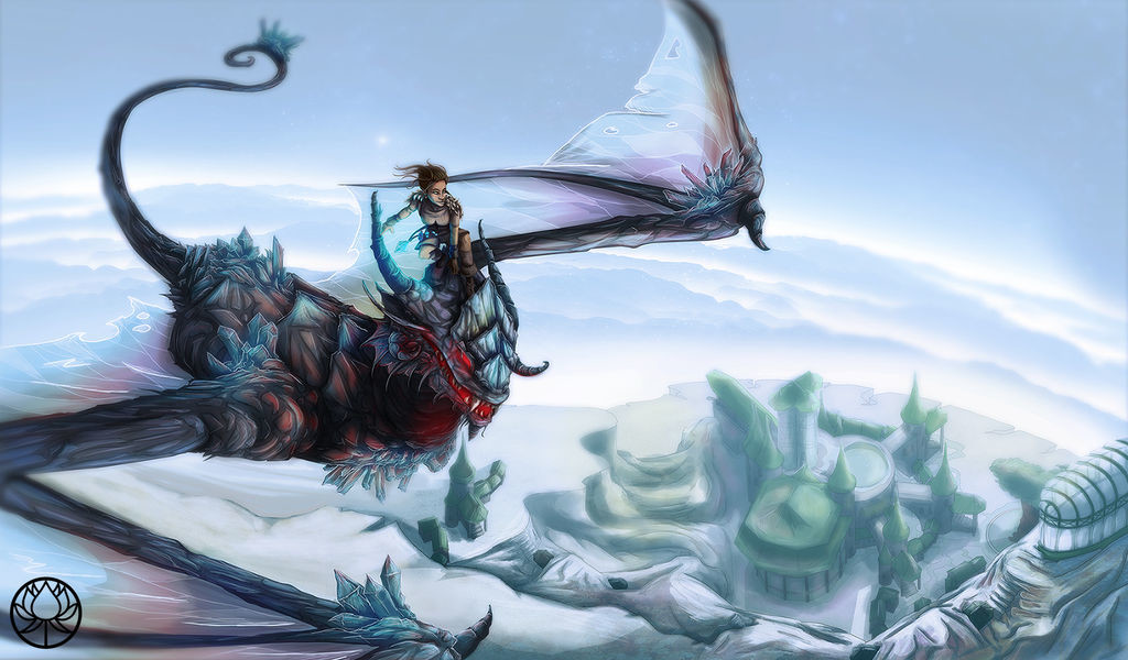 ArtStation - The Dragon and it's Rider