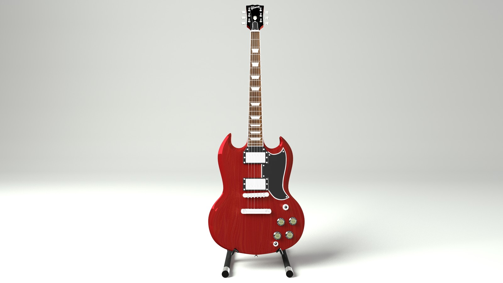 Download Artstation Sg Gibson Guitar 3d Model Waldemar Scafarelli PSD Mockup Templates
