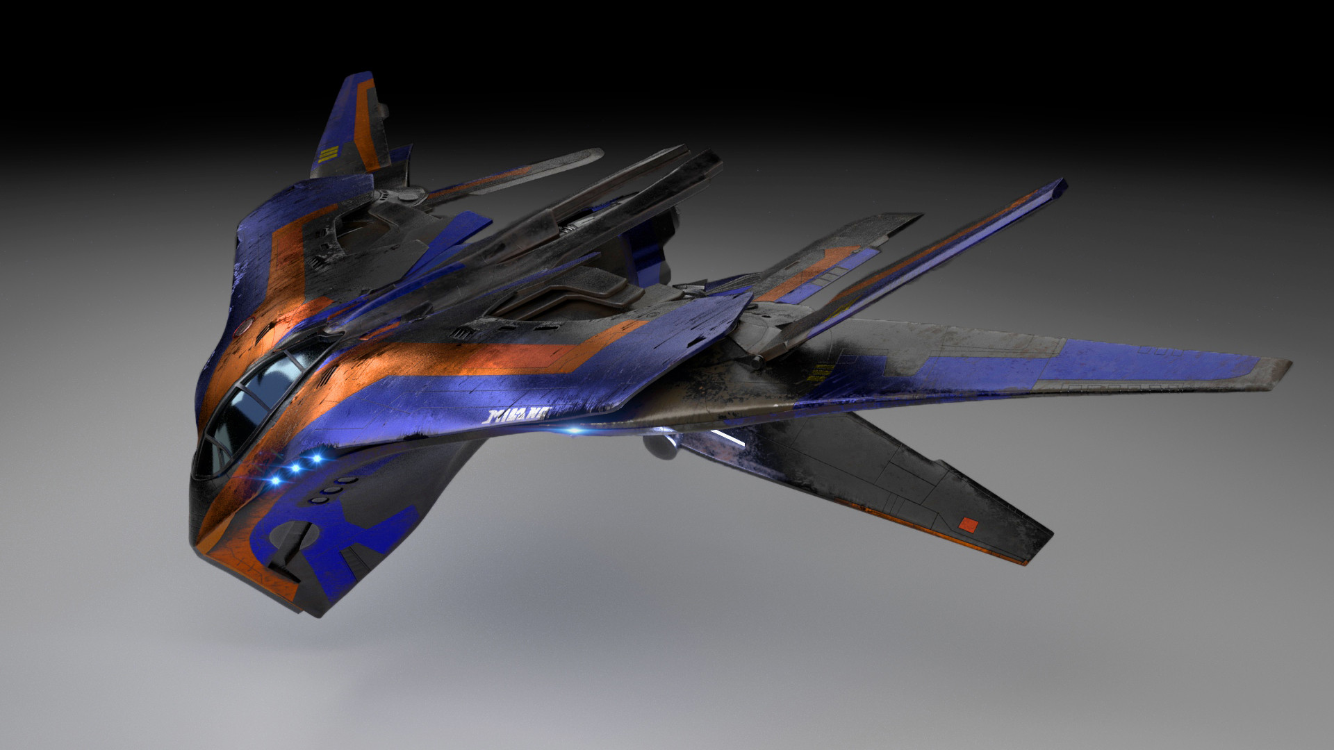 Artstation Recreation Of The Milano Spaceship From Guardians Of