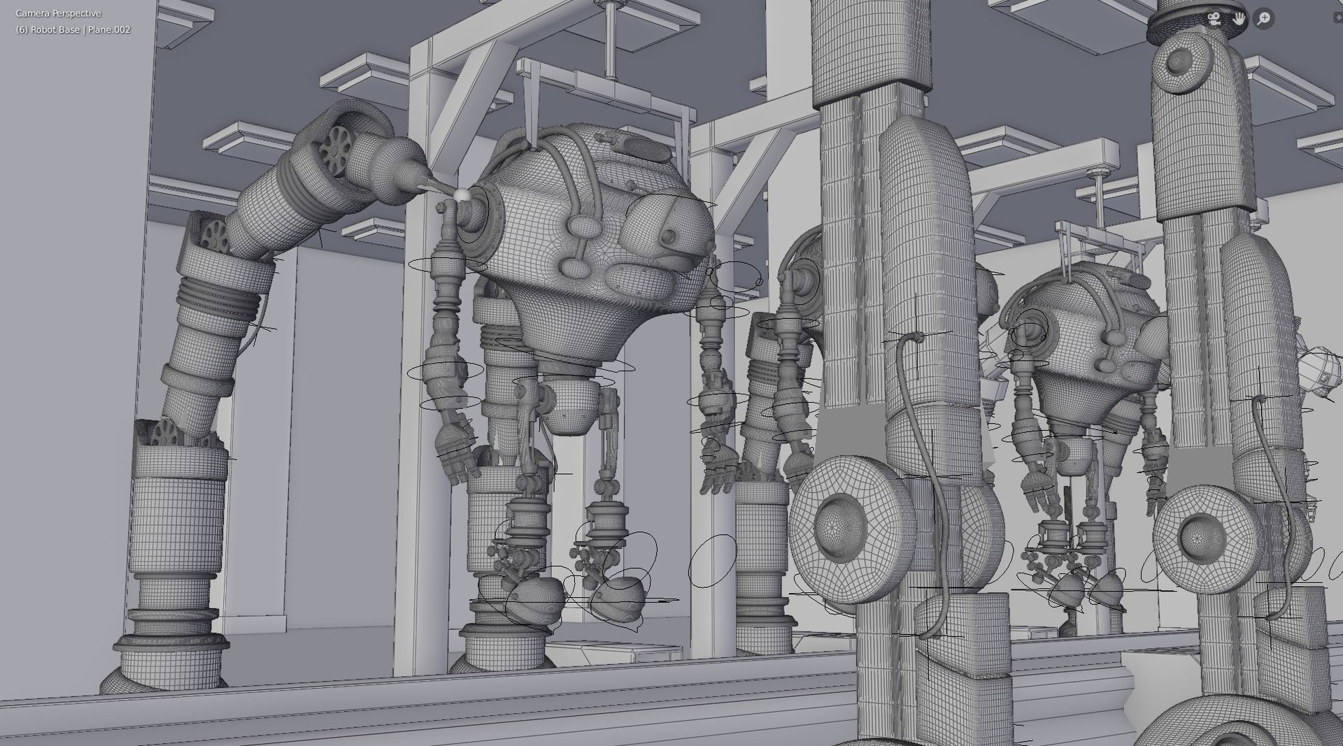 Artstation Robot Scene Blender Studies Result Wesley