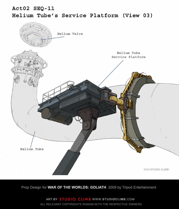 Studio Climb Prop Design For War Of The Worlds Goliath