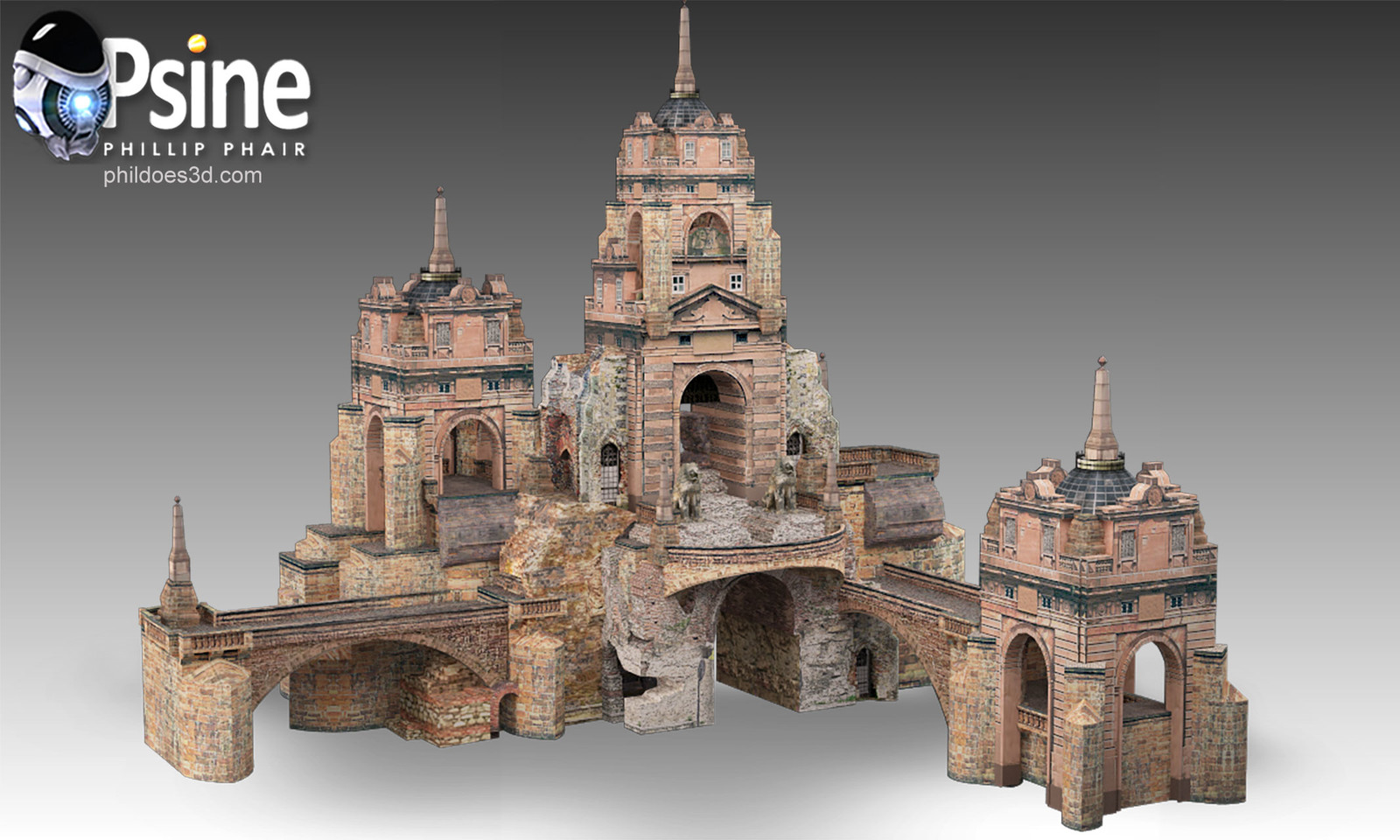 Temple Ruin Model