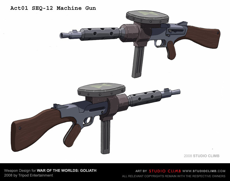 Artstation Weapon Design For War Of The Worlds Goliath Studio Climb