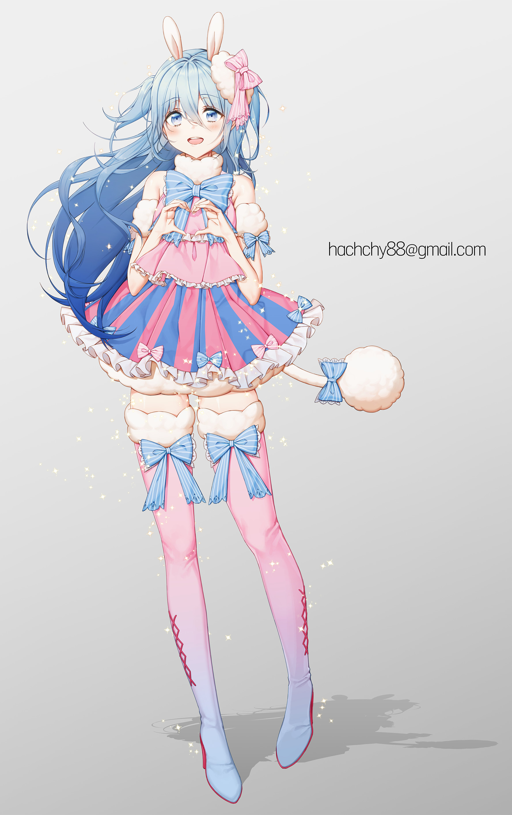 ArtStation - Cloud rabbit idol