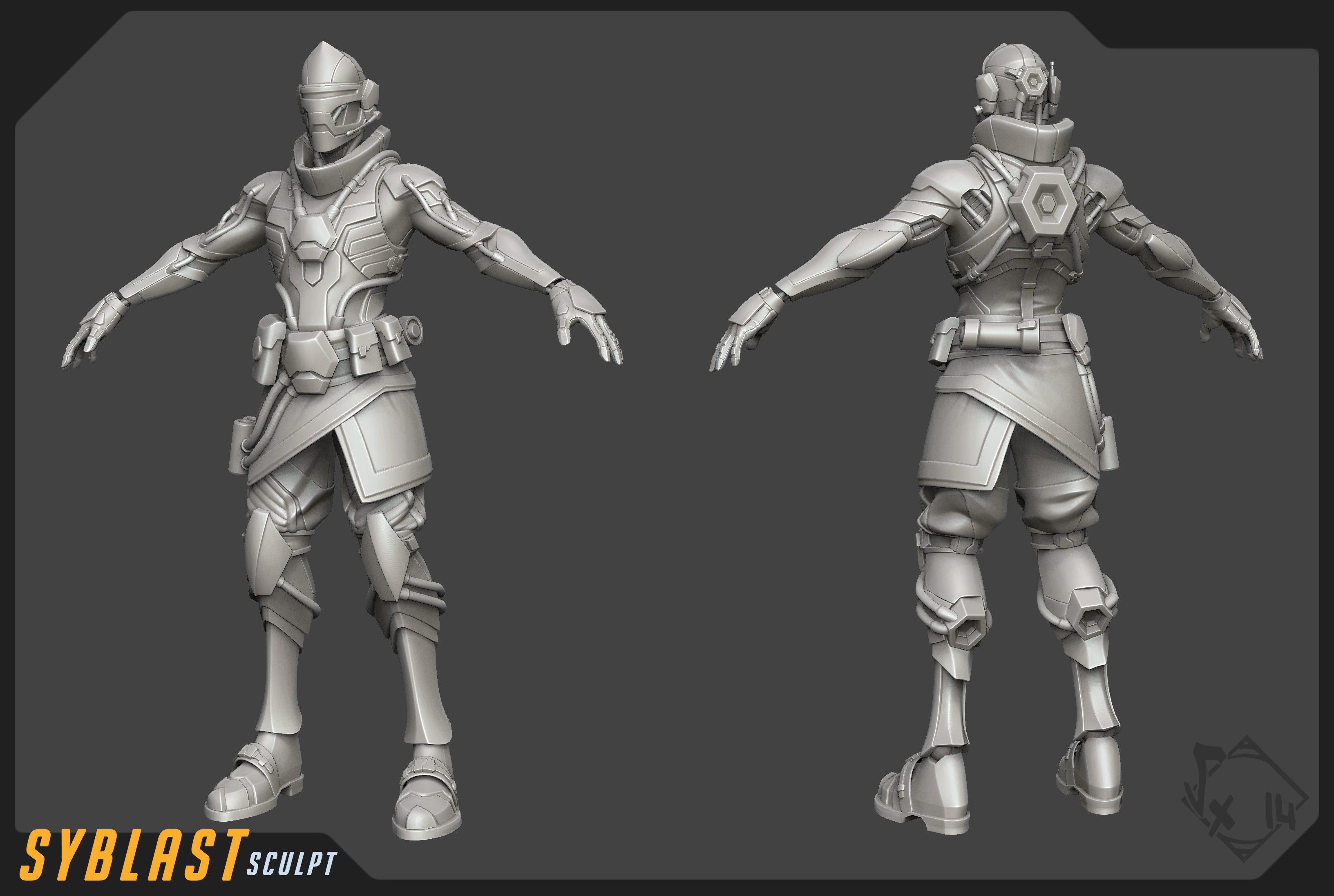 Sculpt - made and rendered in ZBrush