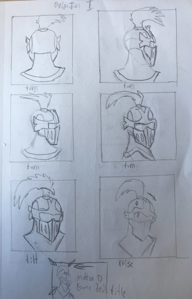 Early concept storyboard