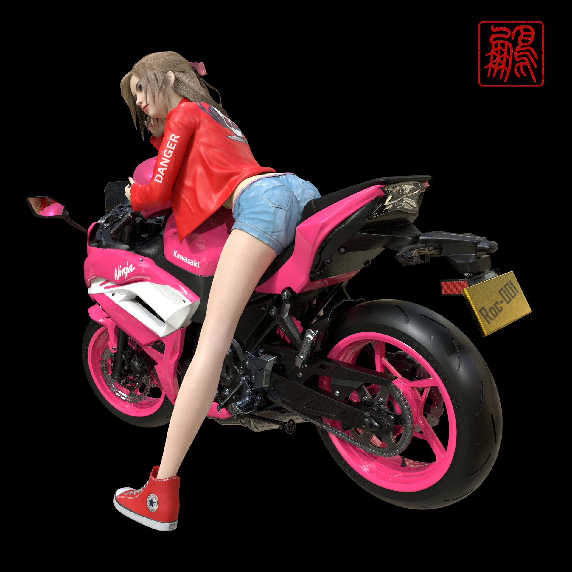 ArtStation - Moto Girl