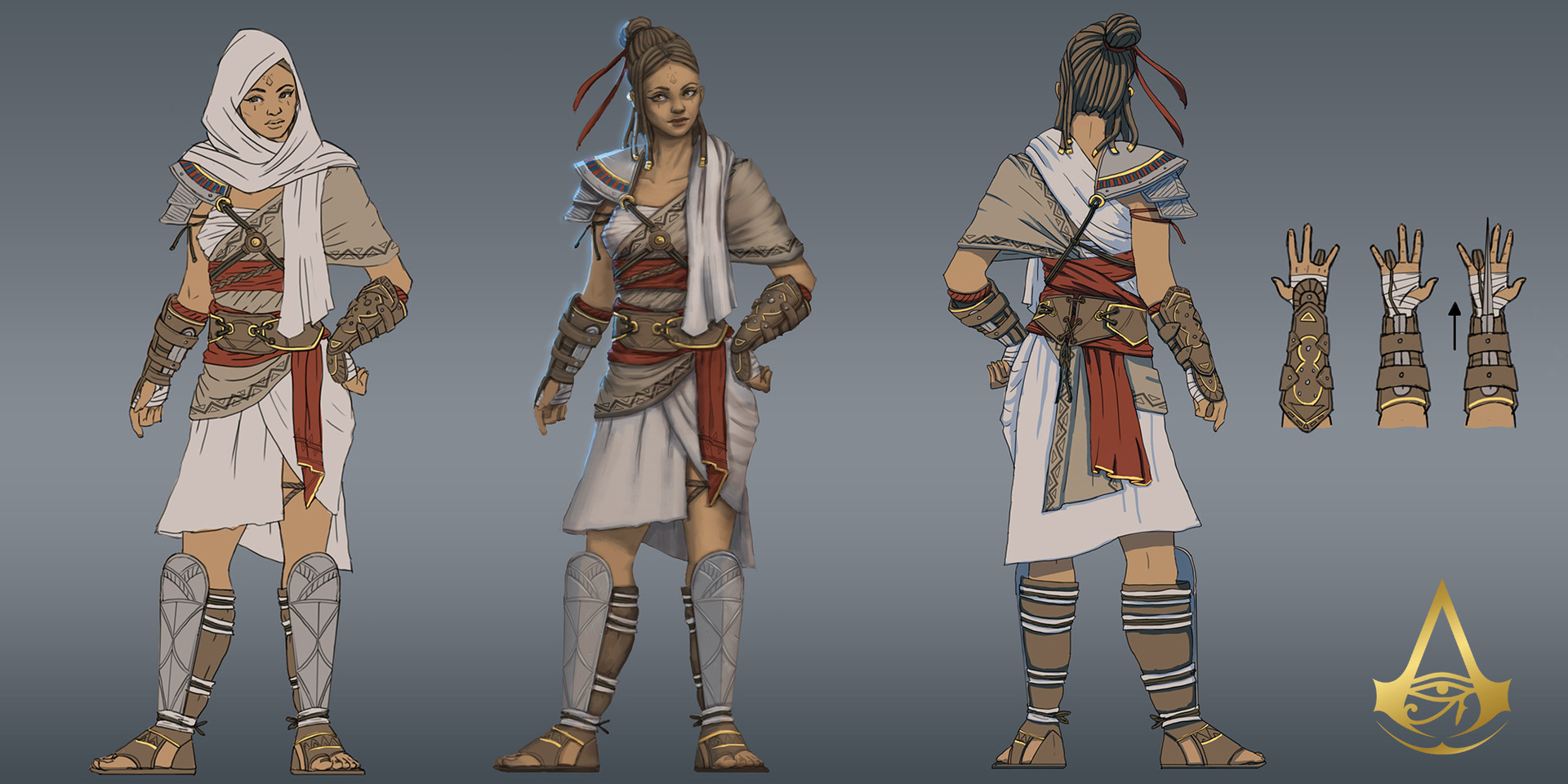Eulalie Brunaud Assassin's Creed Origins Fan Art/Fake DLC
