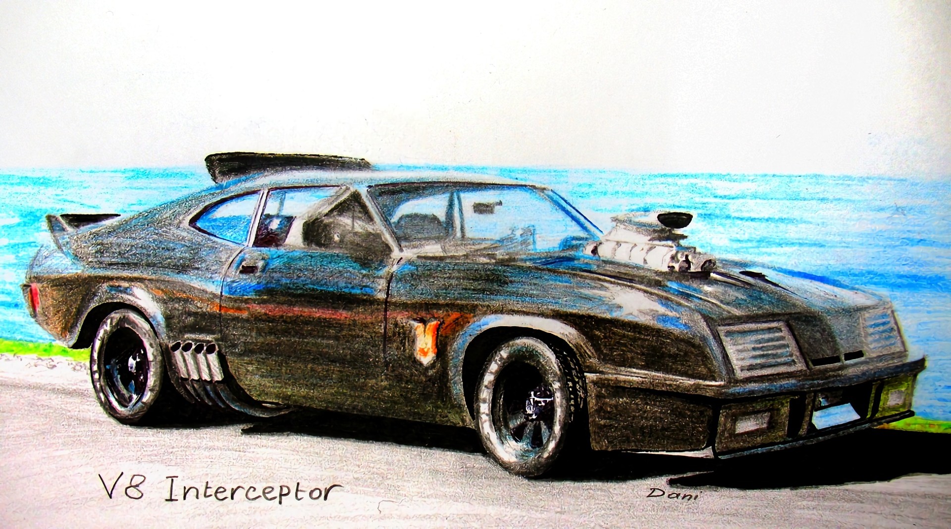 Artstation Mad Max S V8 Interceptor