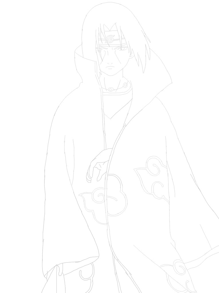 ArtStation - Realistic Itachi Uchiha Print