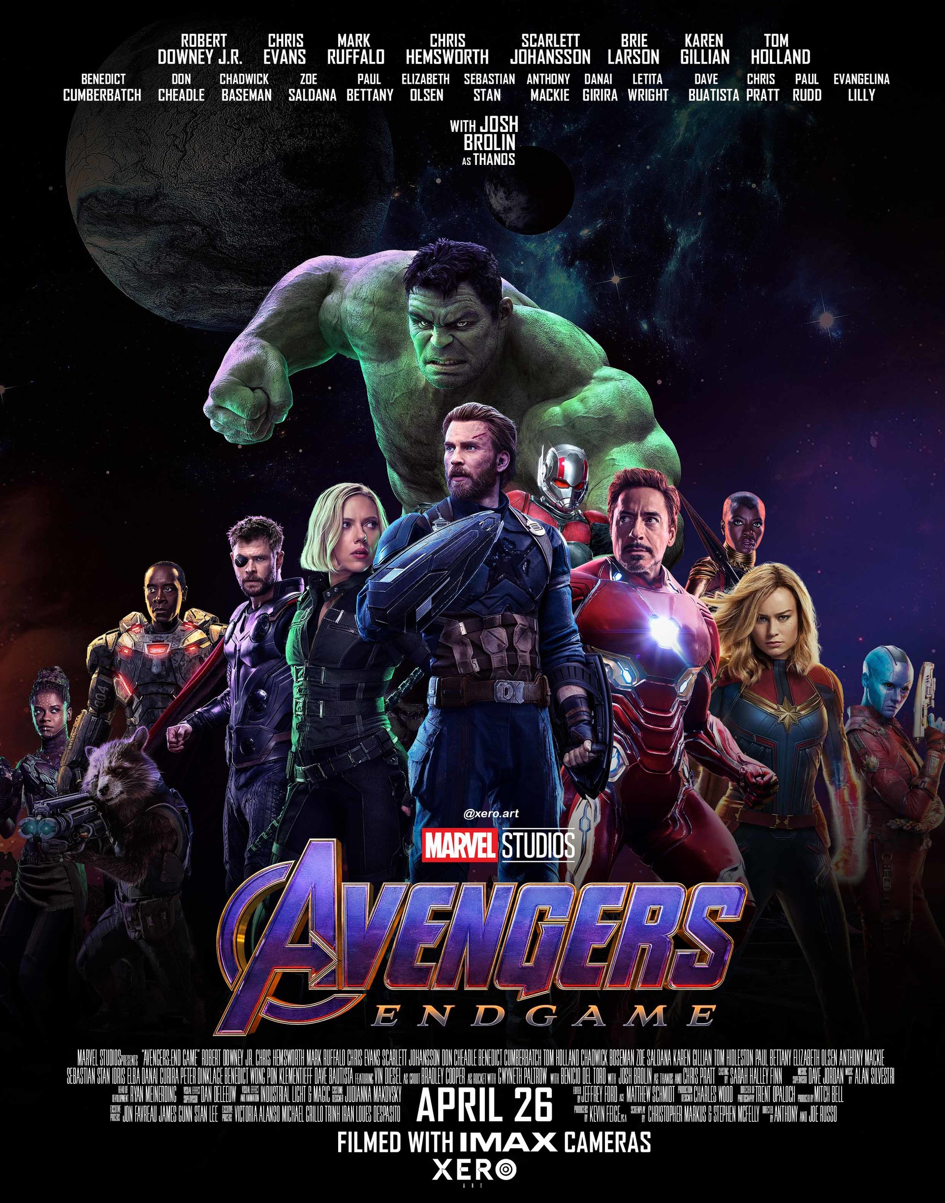 ArtStation - Avengers end game poster design